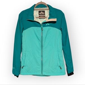 Strafe Women's Polartec Alpha Jacket Nylon Outdoor Teal Blue Green Medium